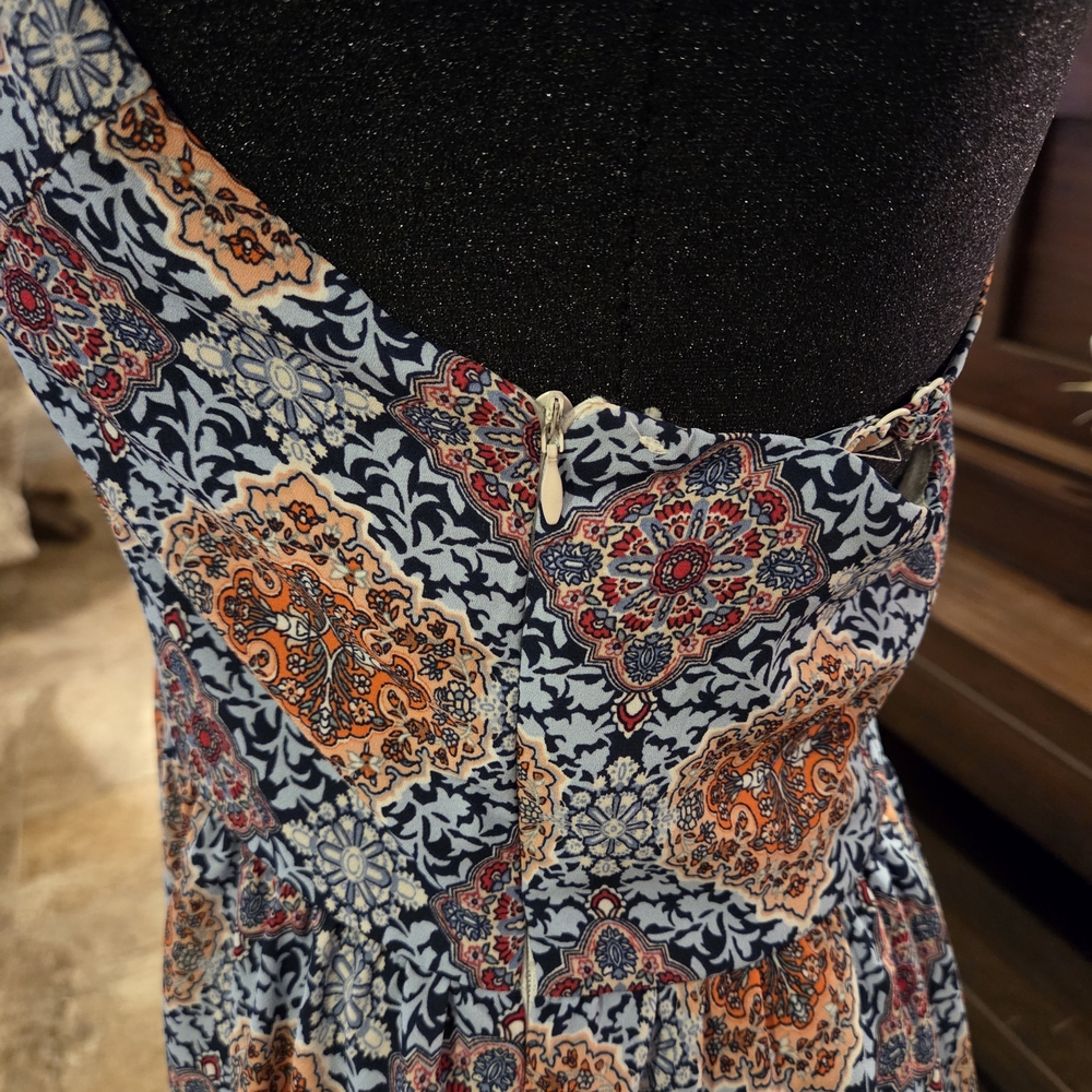 Blue and Pink Dress. Perfect Rodeo Dress, Just Add Boots! - Picture 3 of 7
